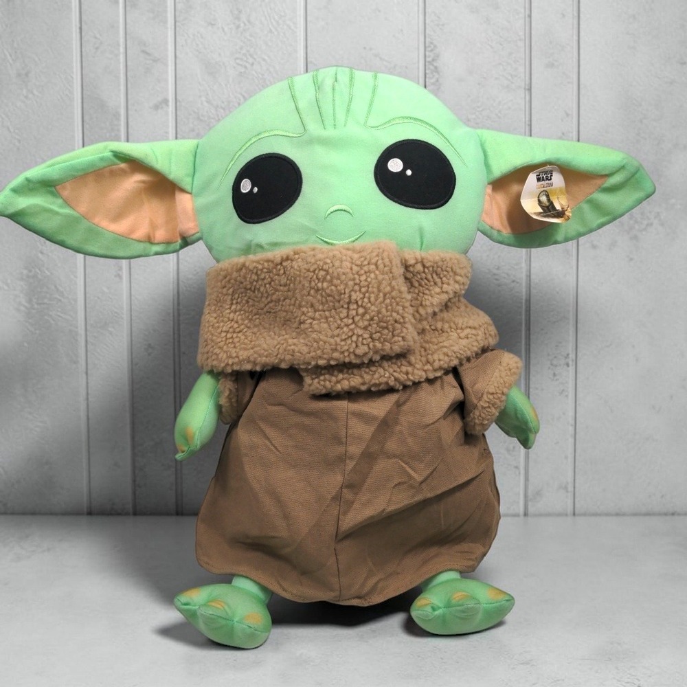 Star Wars The Mandalorian Grogu Plush Baby Yoda 18" Jay Franco 2020 Toy Figure